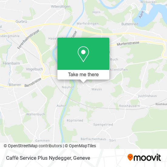 Caffè Service Plus Nydegger map
