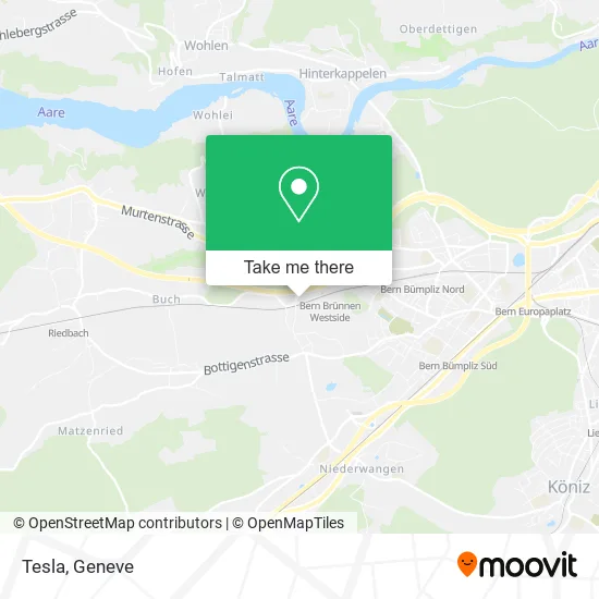 Tesla map