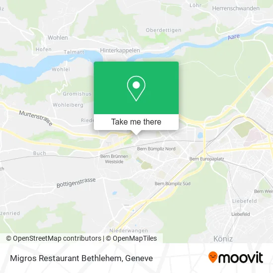Migros Restaurant Bethlehem map