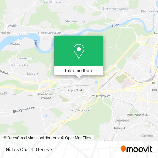 Gittes Chalet map