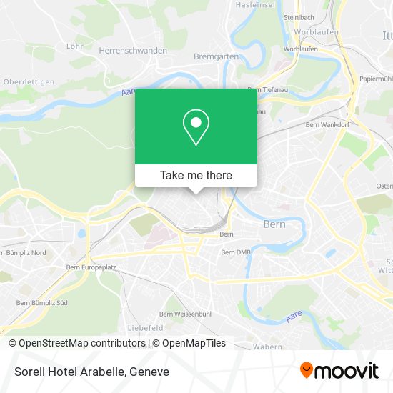 Sorell Hotel Arabelle map
