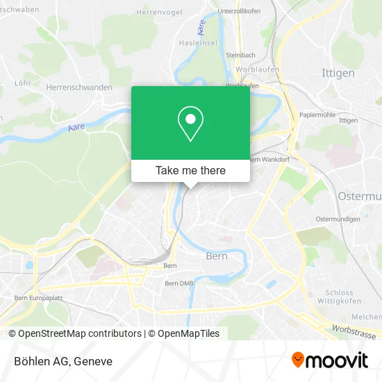Böhlen AG map