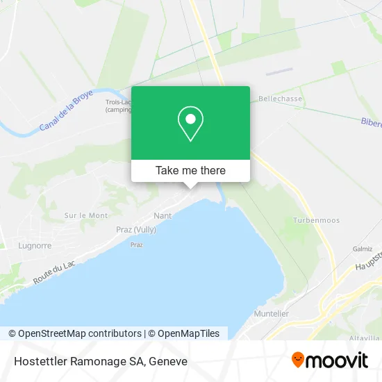Hostettler Ramonage SA map