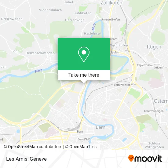 Les Amis map