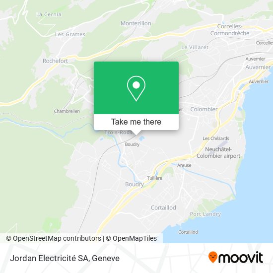 Jordan Electricité SA map