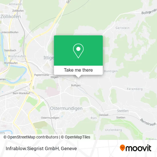 Infrablow.Siegrist GmbH map