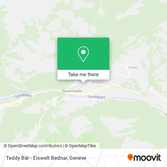 Teddy Bär - Eiswelt Bednar map