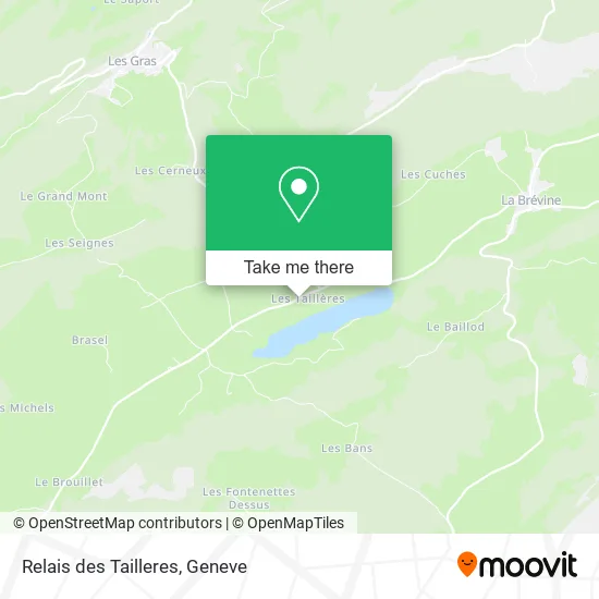 Relais des Tailleres map