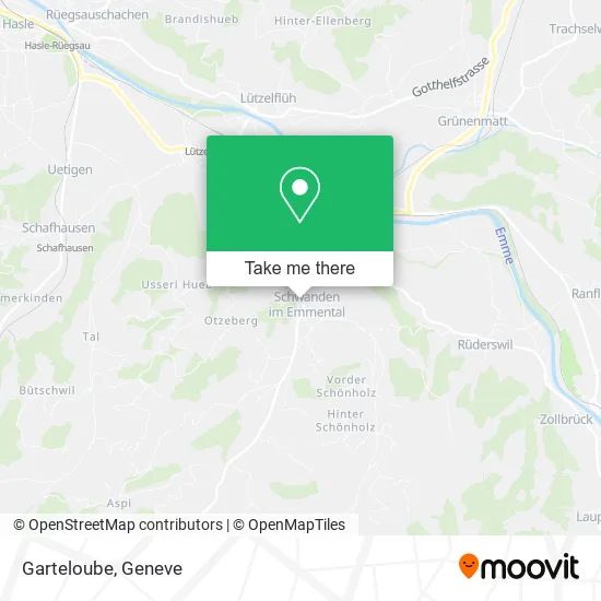 Garteloube map
