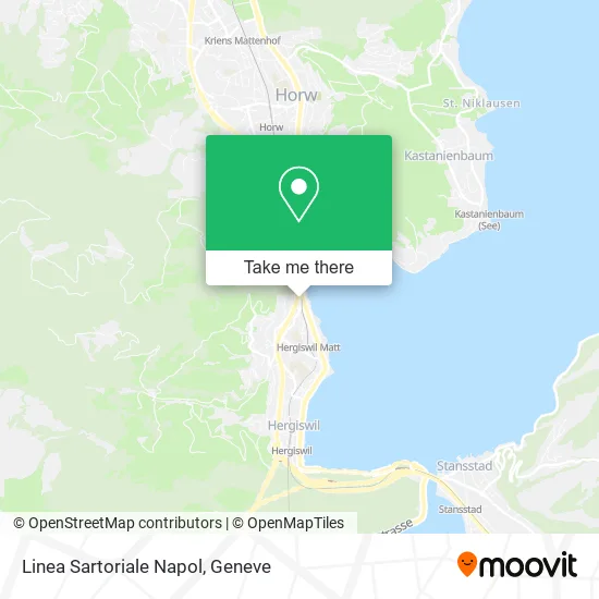 Linea Sartoriale Napol map