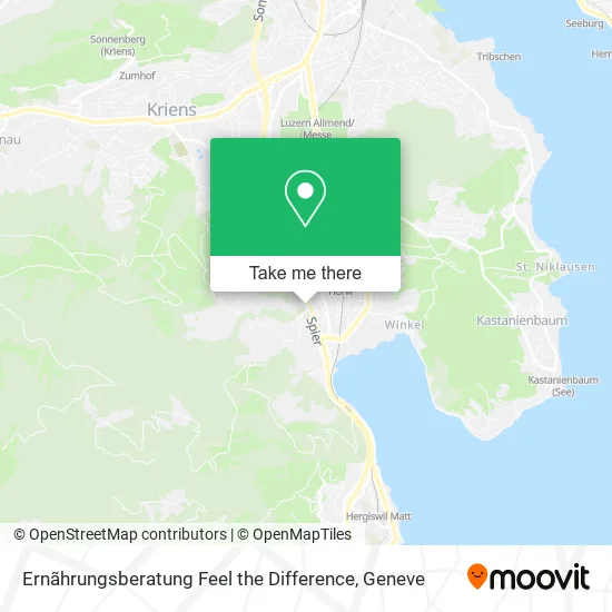 Ernãhrungsberatung Feel the Difference map