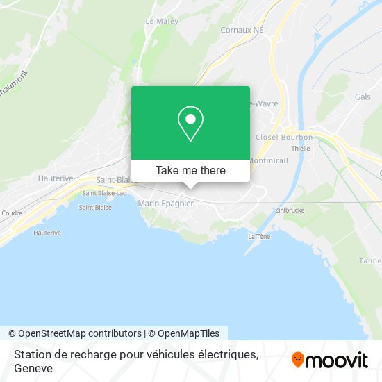 Station de recharge pour véhicules électriques plan