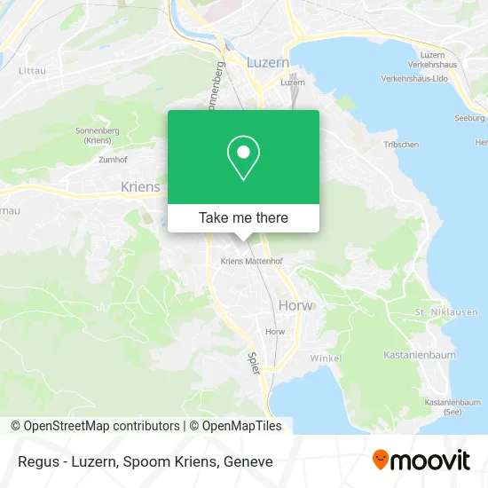 Regus - Luzern, Spoom Kriens map