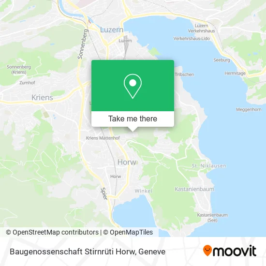 Baugenossenschaft Stirnrüti Horw plan