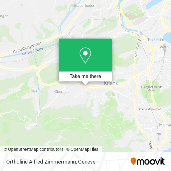 Ortholine Alfred Zimmermann map