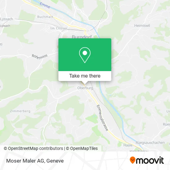 Moser Maler AG map