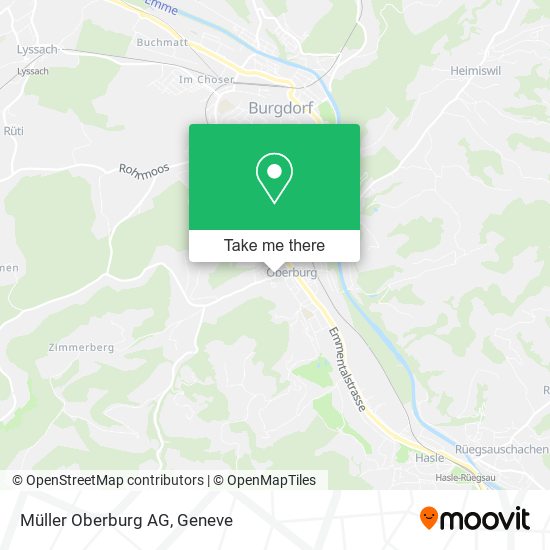 Müller Oberburg AG map