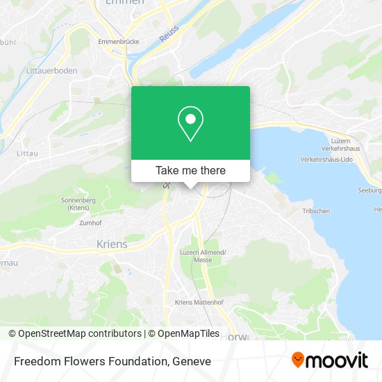 Freedom Flowers Foundation map