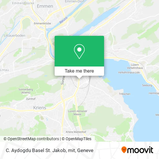 C. Aydogdu Basel St. Jakob, mit map