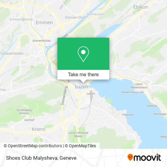 Shoes Club Malysheva map