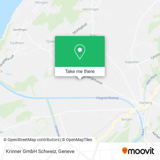 Krinner GmbH Schweiz map