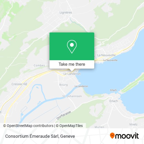 Consortium Émeraude Sàrl map