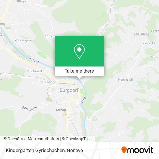 Kindergarten Gyrischachen map