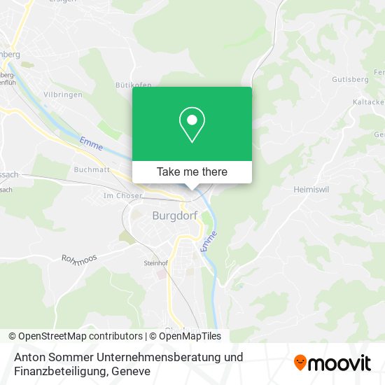 Anton Sommer Unternehmensberatung und Finanzbeteiligung map