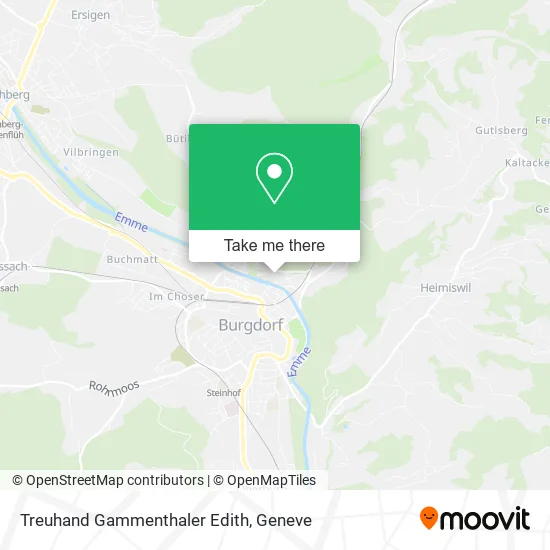 Treuhand Gammenthaler Edith map