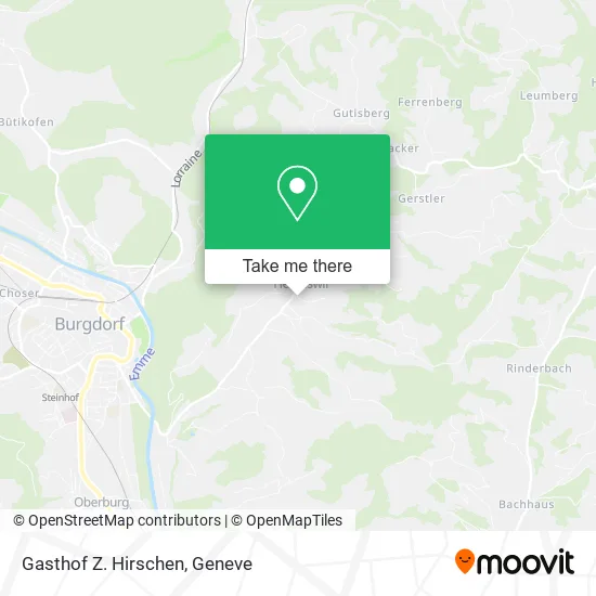 Gasthof Z. Hirschen plan