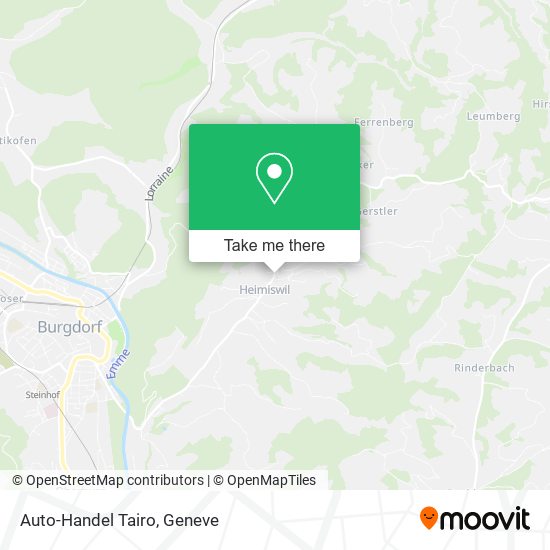 Auto-Handel Tairo map