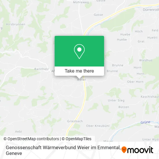 Genossenschaft Wärmeverbund Weier im Emmental map