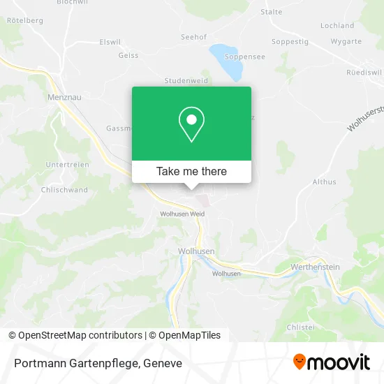 Portmann Gartenpflege map