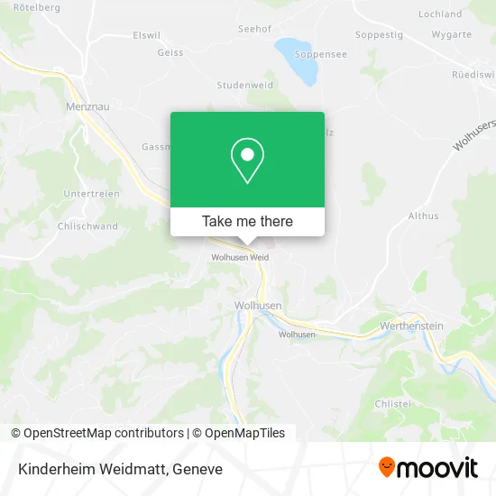 Kinderheim Weidmatt map