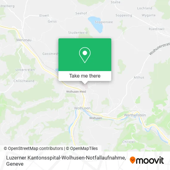 Luzerner Kantonsspital-Wolhusen-Notfallaufnahme map