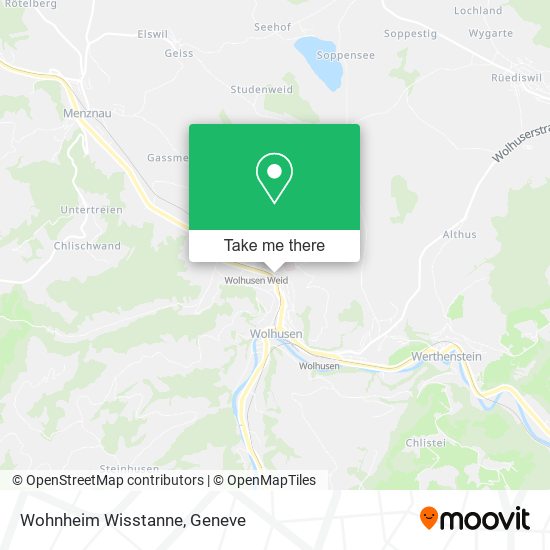 Wohnheim Wisstanne map