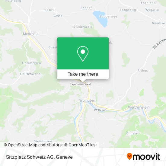Sitzplatz Schweiz AG map