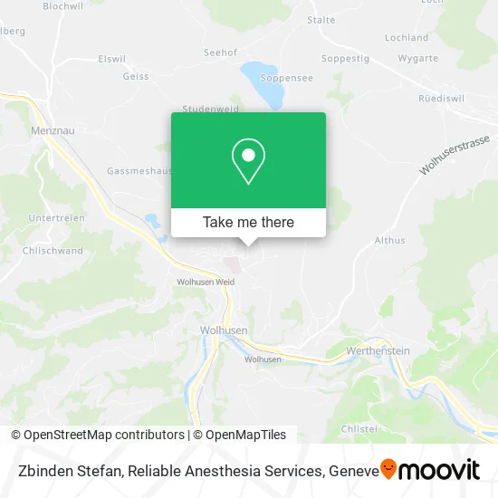 Zbinden Stefan, Reliable Anesthesia Services map