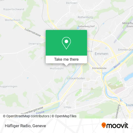 Häfliger Radio map