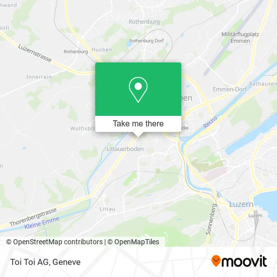 Toi Toi AG map