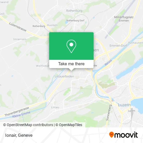 Ionair map