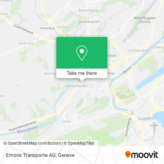 Emons Transporte AG map