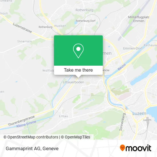 Gammaprint AG map