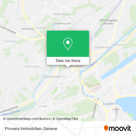 Provera Immobilien map
