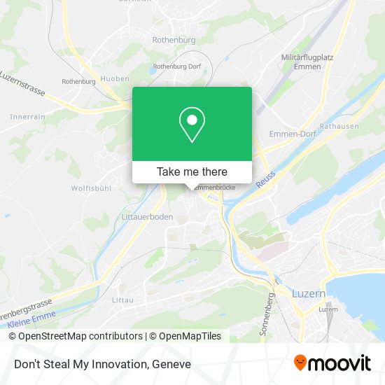 Don't Steal My Innovation map