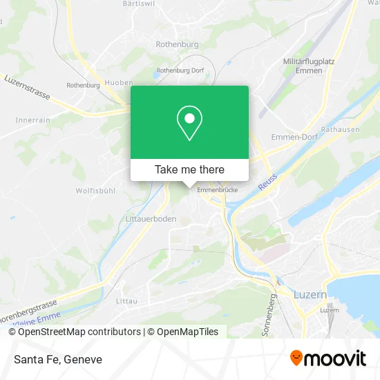 Santa Fe map