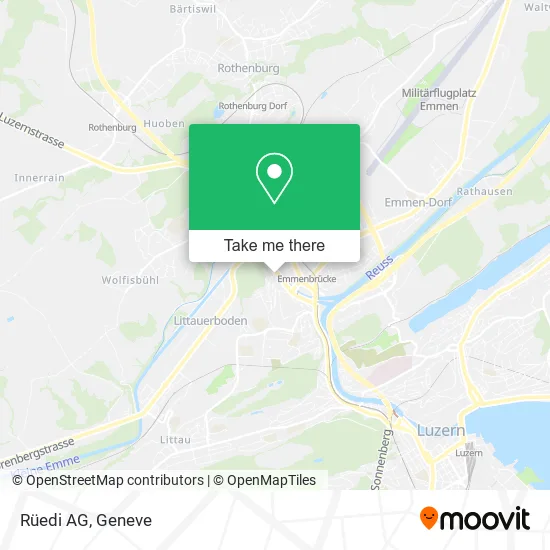 Rüedi AG map