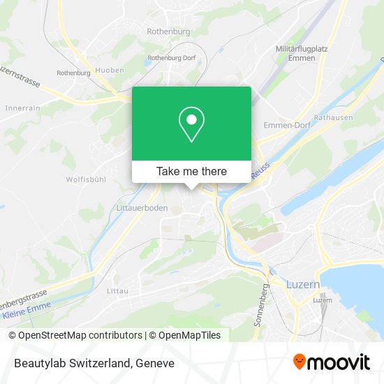 Beautylab Switzerland map