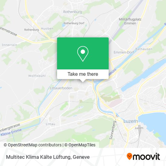 Multitec Klima Kälte Lüftung map