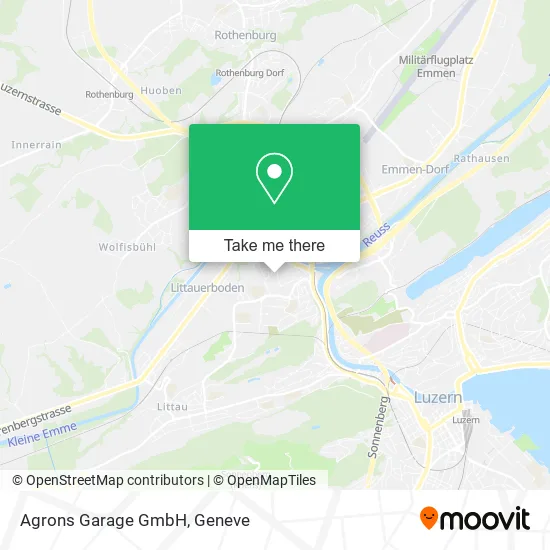 Agrons Garage GmbH map